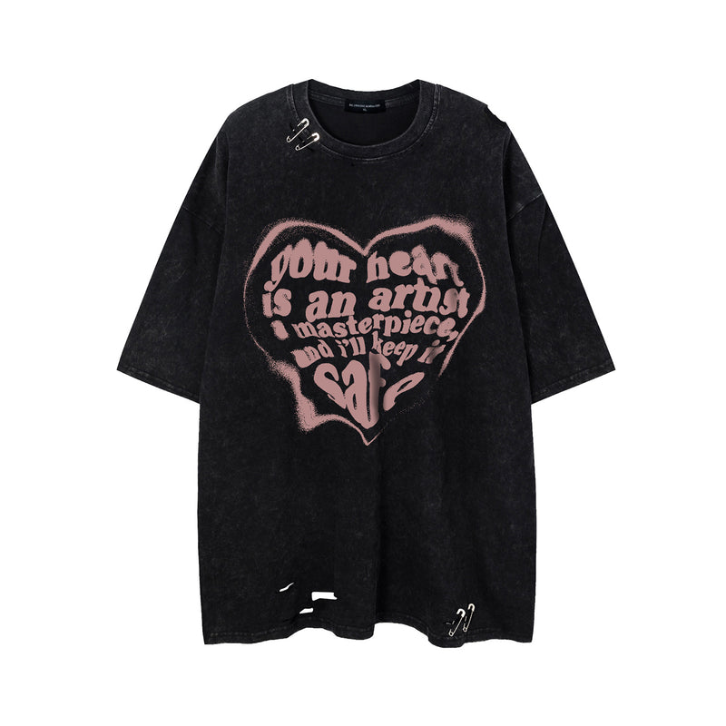Man Tees Fashion Brand Summer Short-Sleeved T-shirt