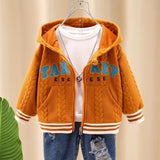 Toddler Boys Jackets Boys Autumn Clothing Suit Hooded Jacket Children
