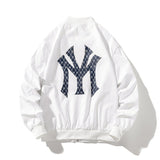 New York NYC Varsity Jacket Baseball Uniform Air Force Pilot Jacket