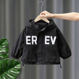 Toddler Boys Jackets Boys Autumn Clothing Hooded Coat and Trench Coat