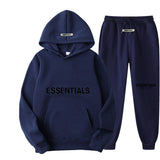 Fear Of God Fog Essentials Hoodie & Sweatpant 2 Piece Set For Men And Women