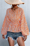 Zebra T Shirt V-neck Zebra Print