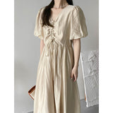 Kim Kardashian Marilyn Monroe Dress Summer Dress Women's Solid Color