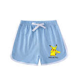Children Pokemon Pikachu Shorts Baby Skin-Friendly Cotton Children's Shorts