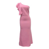 Mariah Carey See through Dress Solid Color Long Dress plus Size Dress Gown