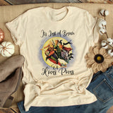 Halloween Costumes Just a Bunch Witch Pumpkin Printed round Neck T-shirt for Women