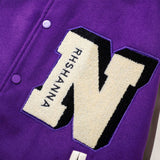 Letterman Jacket Outfit Senior Jackets Varsity Baseball Coat Baseball Uniform Jacket Men 'S Loose Lapel Jacket
