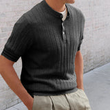 Polo Shirts Men's Polo Shirt Short-Sleeved Sweater Spring and Summer