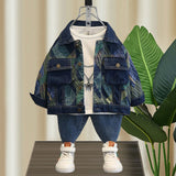 Toddler Boys Jackets Boys' Denim Jacket Spring and Autumn
