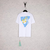 Off White T Shirt Ow ShortSleeved Tshirt Men's Unisex Cotton Arrow Print Owt