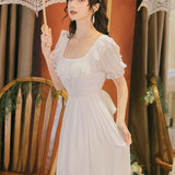 Women 'S cottagecore Dress Vintage Dress Summer Beach Dress For Women