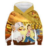 Tom and Jerry Hoodie Autumn Winter Sweater Anime Print Hoodie