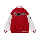 Letterman Jacket Outfit Senior Jackets Varsity Baseball Coat Men's Stand Collar Jacket Trendy Sports Jacket