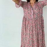 Beth Dutton Bohemian Dress Summer Spring Midi Dresses Printed Dress