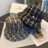 Yankee and Dogers Bucket Hat Autumn and Winter Women's Bucket Hat Embroidered Sun Hat