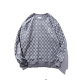 Yankees Autumn and Winter Couple's NY Letters Full Printed Casual round Neck Long Sleeve Sweater