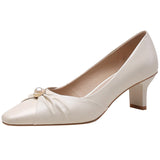 Nude Wide Fit Block Heels