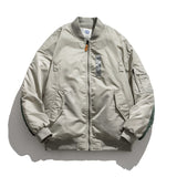 Man Fall Winter Outfis Winter Baseball Uniform Cotton-Padded Men's Loose Casual Jacket