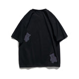 Men's T-shirt Summer Cartoon Bear Printed Short Sleeve T-shirt Men's Half Sleeve Casual Loose Couple
