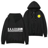 Smiley Face Hoodie Smiley Face Spring and Autumn Hoodie Men's and Women's Casual Clothes Zipper Coat