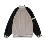 Letterman Jacket Outfit Senior Jackets Varsity Baseball Coat Color Contrast Patchwork Letters Embroidered Baseball Uniform Men