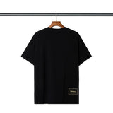 We11done T Shirt Embroidered Letters in Stock Loose Men's and Women's Short Sleeve Cotton