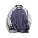 Varsity Jacket for Men Baseball Jackets Spring Women Baseball Uniforms Printed Contrast Color Stitching Sleeves