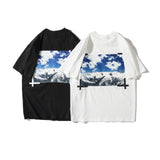 Men's T-shirt Summer Short-Sleeved T-shirt Men's Fashion Brand Personality Fashion Printing Trendy Loose Casual Top Tee