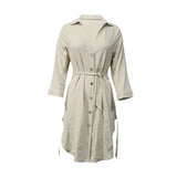 Women Bohemian Dress Women's Sexy Long-Sleeved Dress