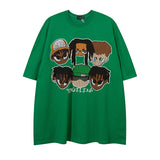 Man Tees Men's Short-Sleeved T-shirt Trendy Summer Loose