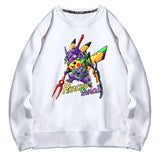 Men and Women Pokemon Pikachu Hoodie Neon Genesis Evangelion EVA Crew Neck Sweater