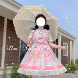 Gothic Lolita Harajuku Style Clothing Sweet House Cute Suspenders JSK Dress