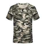 Woodland T Shirt Camouflage Crew Neck