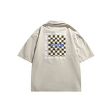 Man Summer T Shirt Checkerboard