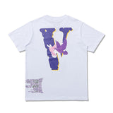 Vlone T Shirt Summer ShortSleeved Men's and Women's Tshirt Street Flying Half Sleeve Pigeon Printing Shirt Vlone