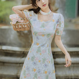 Women Cottagecore Dress Summer Dress