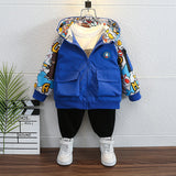 Toddler Boys Jackets Boy's Trench Coat Ultraman Hooded Top