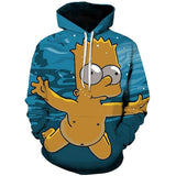 The Simpsons Hoodie 3D Digital Printing Long Sleeve Hooded Men's and Women's Sweater