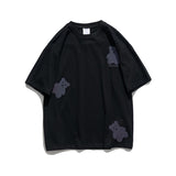 Men's T-shirt Summer Cartoon Bear Printed Short Sleeve T-shirt Men's Half Sleeve Casual Loose Couple