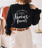 Halloween Costumes Halloween It Just a Pumpkin Printed Crew Neck Sweatshirt Female