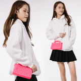 Pop Fidget Toys It Purse Silicone Crossbody Handbag Girl Crossbody Bag Toy Children Coin Purse