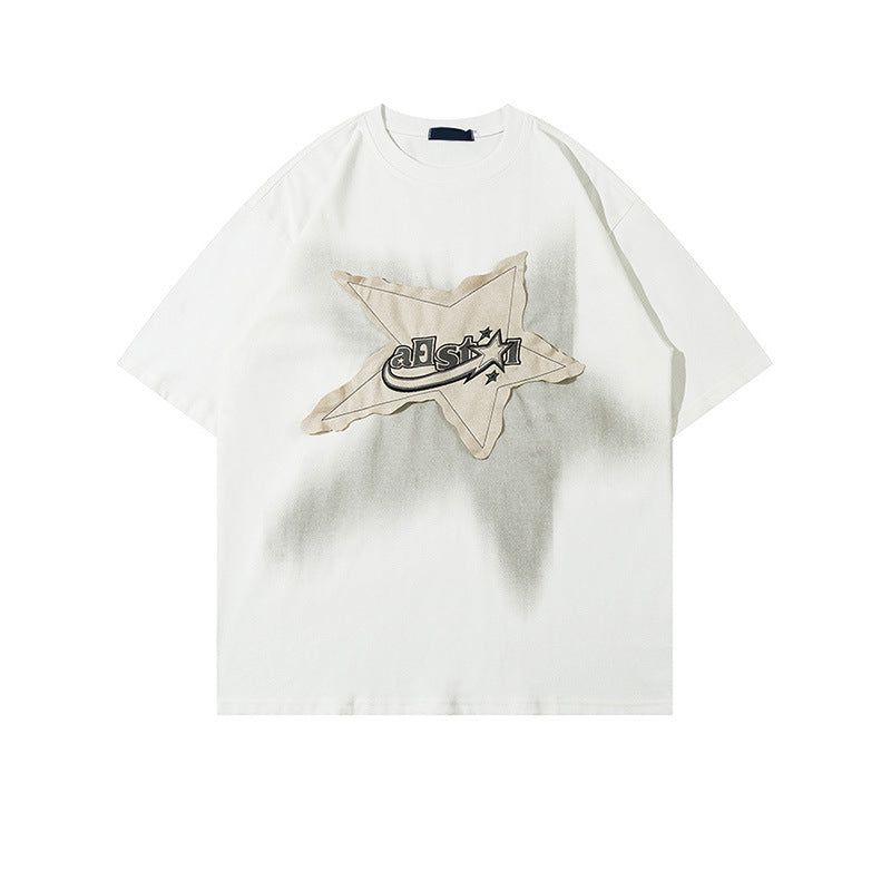Man Tees Menswear Fashion Brand Fashion Brand Handsome Short Sleeve T-shirt