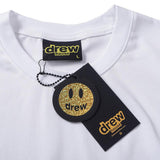 Justin Bieber Drew House Fashion Brand Drew Hem Embroidered Smiley Small Icon Casual Men's and Women's Same Style Short Sleeve