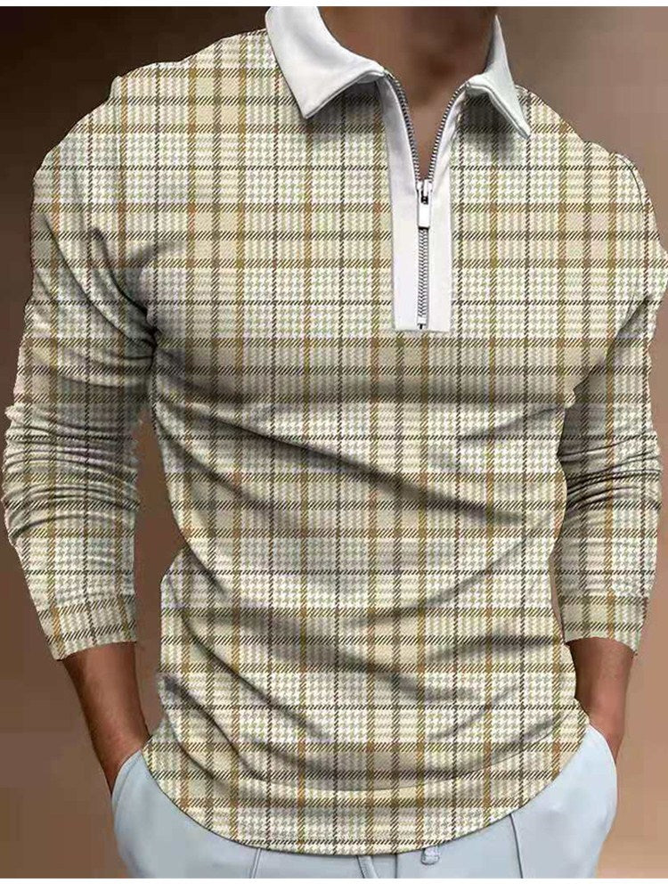 Polo Shirts Autumn Polo Shirt Men's Casual Jacket