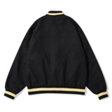 Letterman Jacket Outfit Senior Jackets Varsity Baseball Coat Baseball Uniform Loose Lapel Flight Jacket Coat