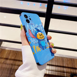 justin b drew phone case Drew Smiley Face Iphone12pro Phone Case Xr Personality Couple XsMax