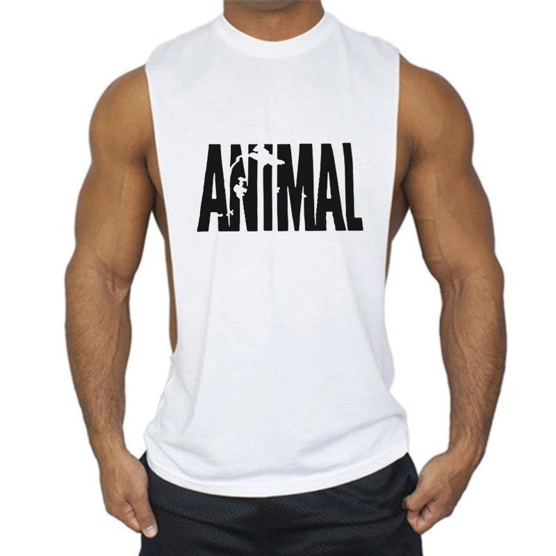 Man Tanks Vest European and American Men's Training Muscle Vest