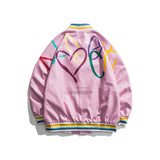 Letterman Jacket Outfit Senior Jackets Varsity Baseball Coat Men 'S Loose Jacket