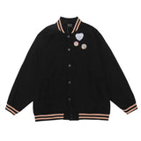 Letterman Jacket Outfit Senior Jackets Varsity Baseball Coat Men's Loose Jacket