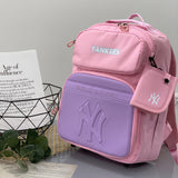 Yankees Color Large Capacity Sports Backpack Schoolbag Two-Piece Set